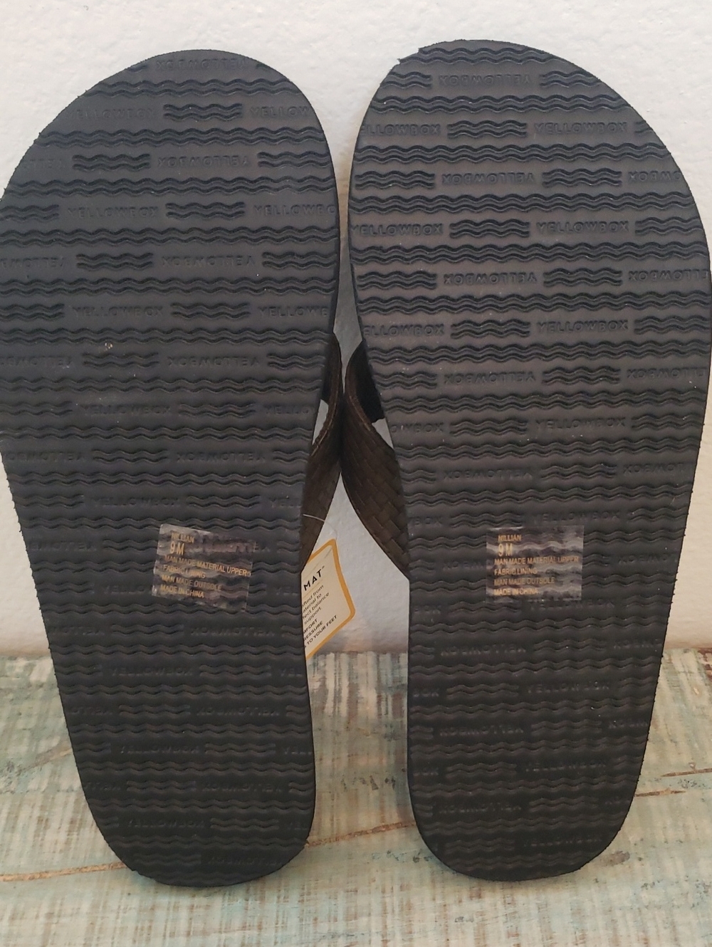 Yellow Box 'Nillian' Flip Flops 9 - Picture 4 of 6